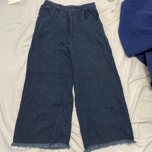 Super High Rise Wide Leg Pants Kendall + Kylie